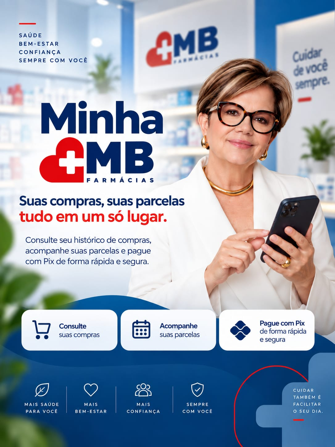 Dona Mari apresenta o MB Clientes, da MB Farmácias